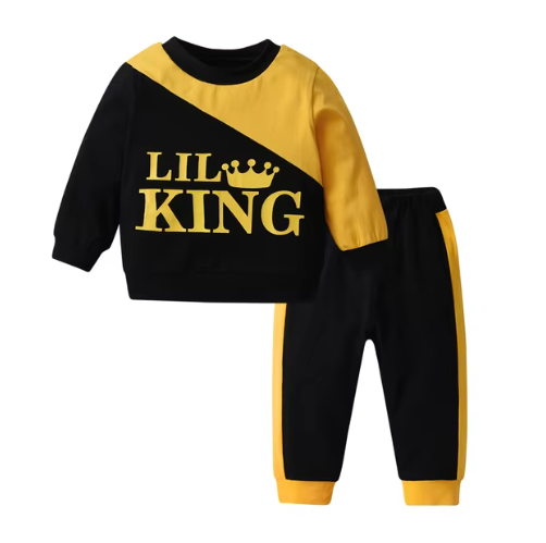 'Little King' Jumper & Pants Set