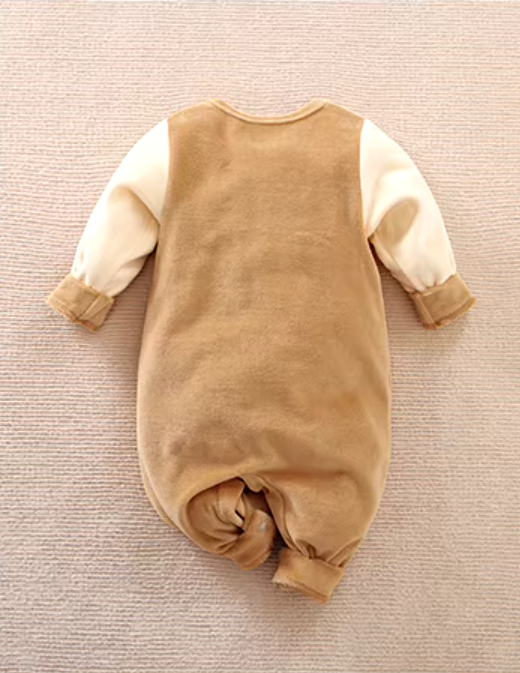 Reindeer Velvet Romper Suit