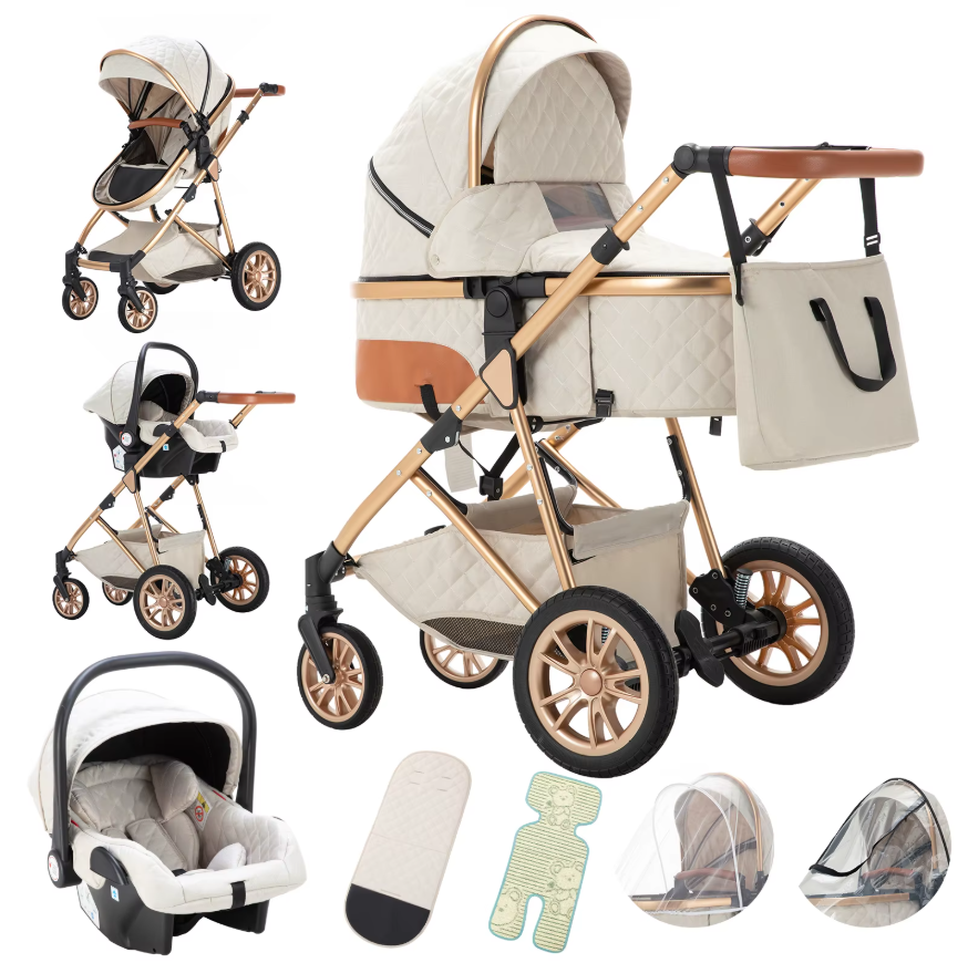 The Harmony 3 in 1 Travel System - Beige