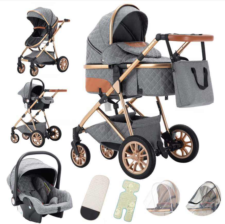 The Harmony 3 in 1 Travel System - Blue Isofix Package